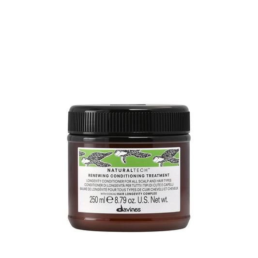 Davines Naturaltech Renewing Conditioning Treatment, Anti-Aging & Maintenance for All Hair Types / Aging - With Hair Longevity Complex - Prolongs Hair Lifecycle, 8.45 Fl Oz
