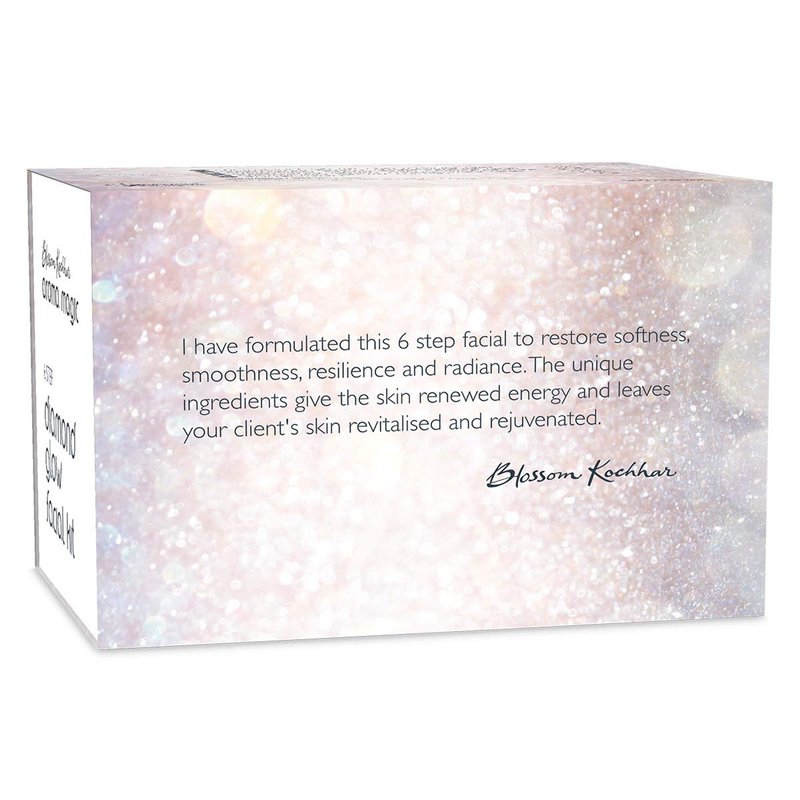 Diamond Glow Facial Kit - 6-Step Rejuvenating Skincare Set | Restores Softness & Radiance for All Skin Types