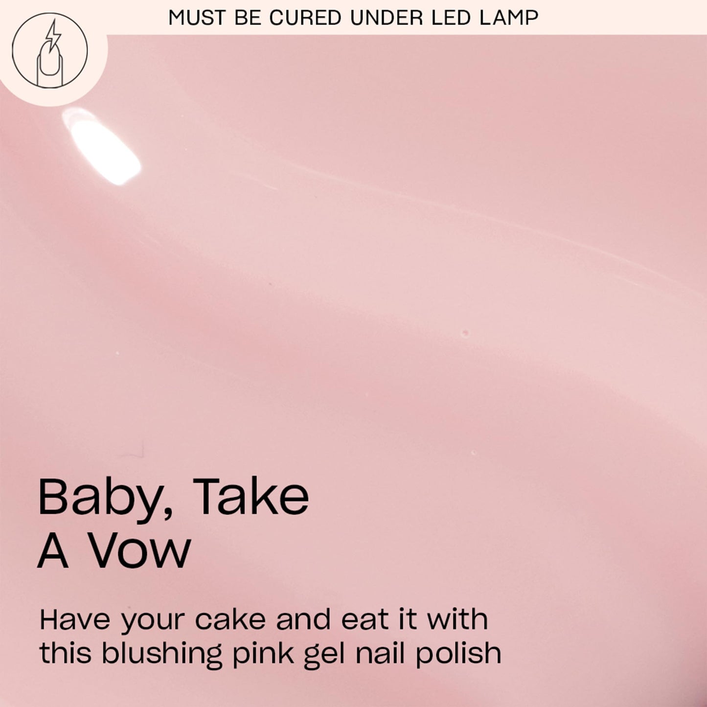 OPI GelColor Baby, Take a Vow | Sheer Soft Neutral Pink Crème LED Cure Gel Nail Polish | Salon-Quality Shine, Long-Lasting Wear | Vegan & HEMA Free | 0.5 Fl Oz