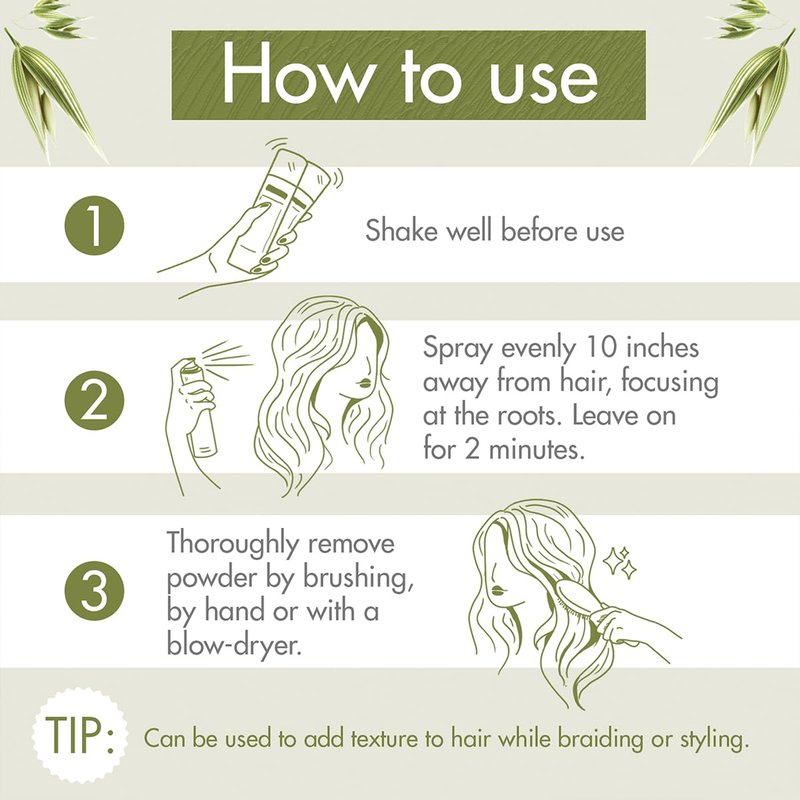 Klorane Dry Shampoo with Oat Milk 3-To-Go Bundle