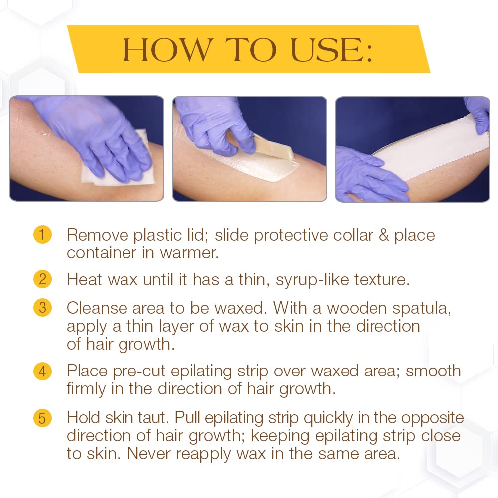Gigi Solution - Gigi Small & Large Muslin Strips and Satin Smooth Zinc Oxide Hair Removal Wax