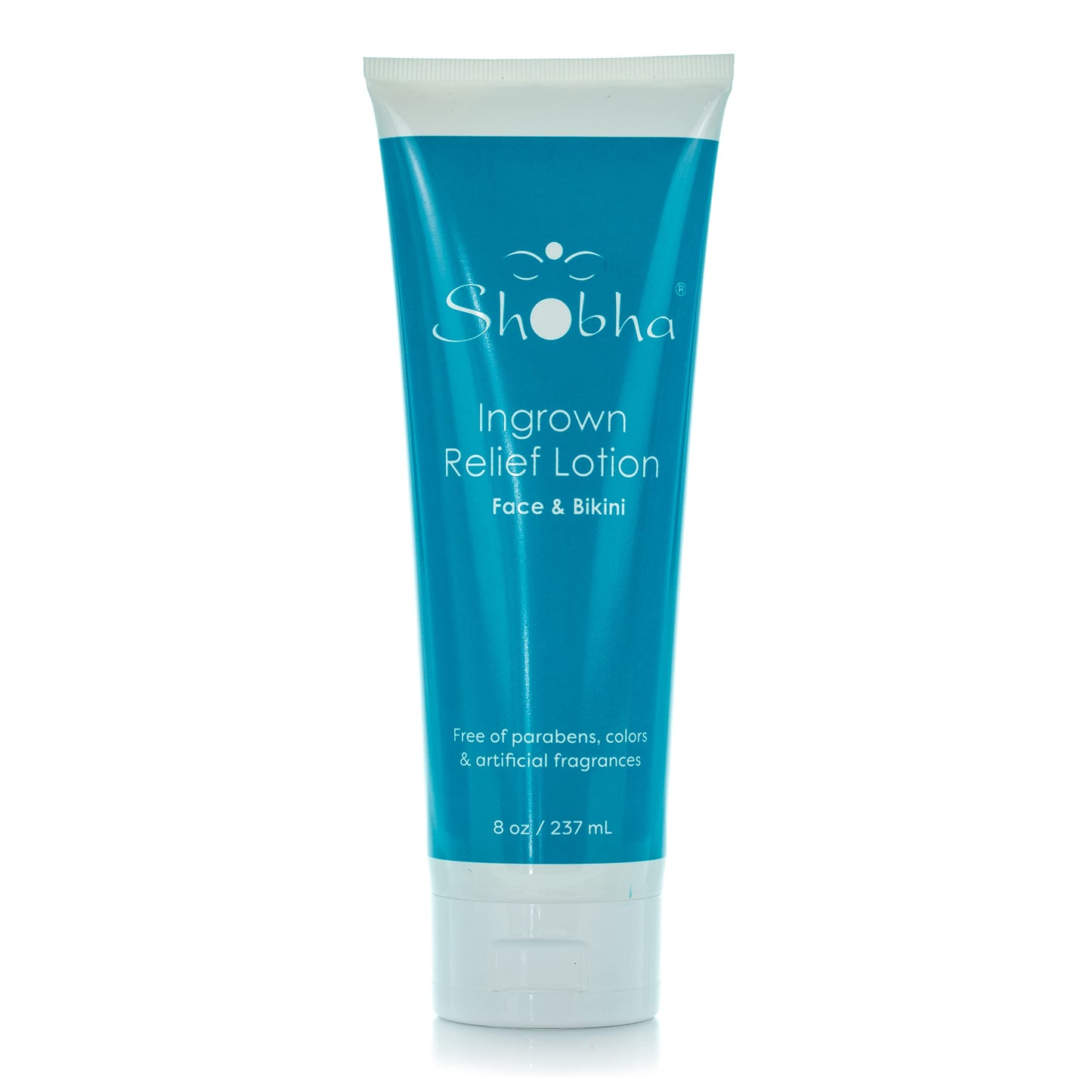 Shobha Ingrown Relief Lotion – One-Step Ingrown Hair Treatment – Post Waxing Hair Bump Remover - Skin Care Product for After Face, Body and Bikini Hair Removal, 8 oz