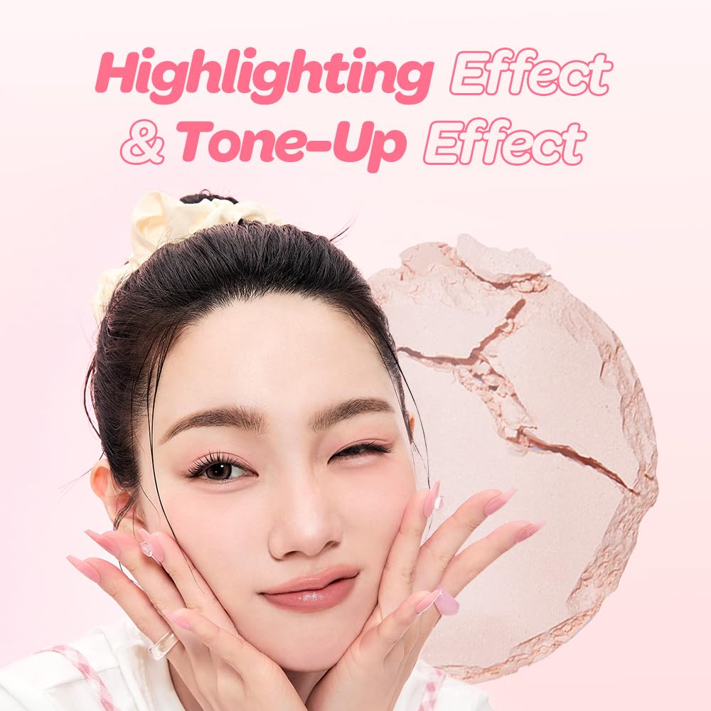 I'M MEME Compact - Oil Cut Pact | Skin Mattifying, Sebum Absorbing, Korean Pressed Setting Powder, for Blurring Effect, Makeup Foundation, Translucent Compact, Oily Skin, Natural Coverage, 0.34 Oz