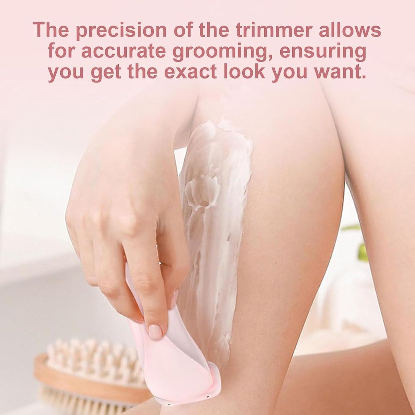 Electric Shaver for Women - 2 in 1 Wet & Dry Waterproof Bikini Trimmer | Silk Glide Pro with Removable Head