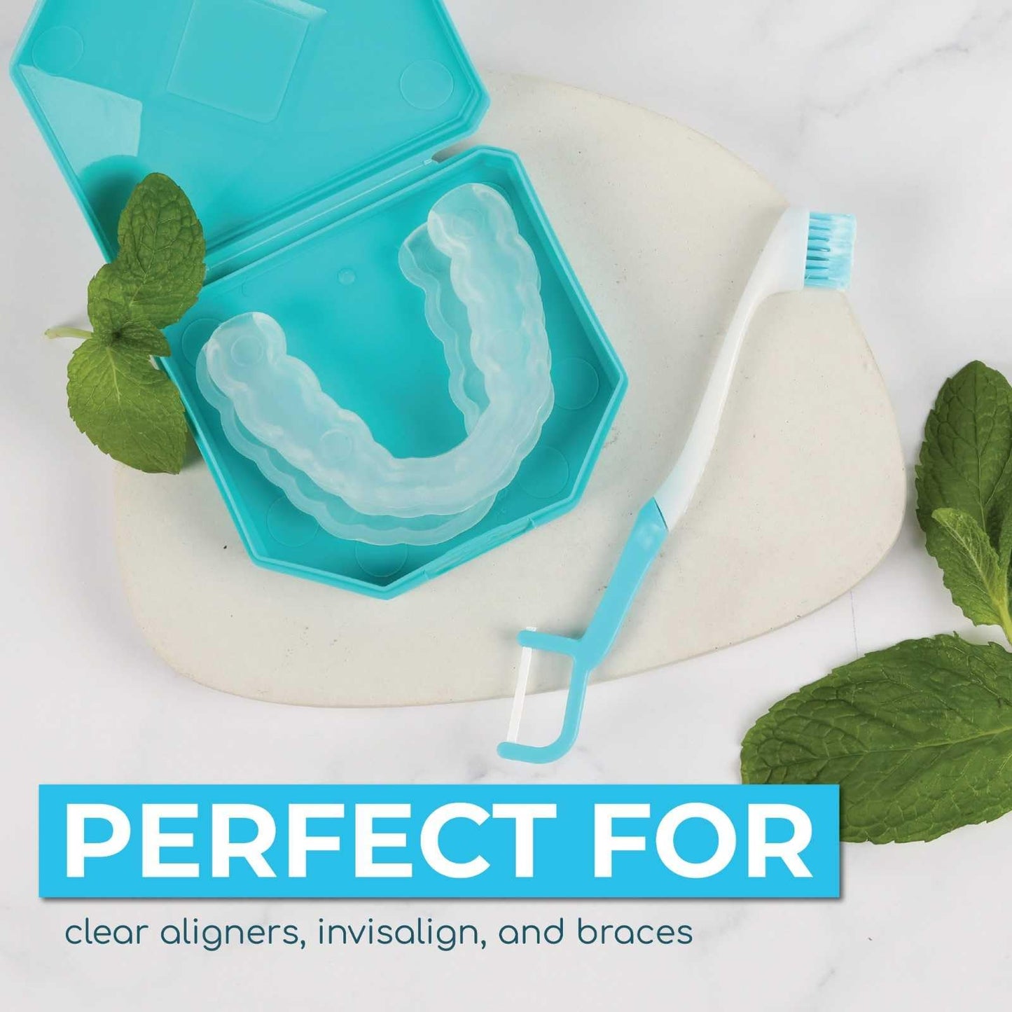 Brushee - The Evolution of Oral Care | 4-in-1 Tool (Paste + Brush + Floss + Pick) | Individually Wrapped | Disposable | Prepasted Travel Toothbrushes | Small Adult Toothbrush - (48-Pack)