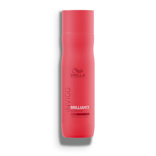 Wella Professionals Invigo Brilliance Shampoo for Coarse Hair | Color Protection & Vibrancy | 10.1 Fl Oz