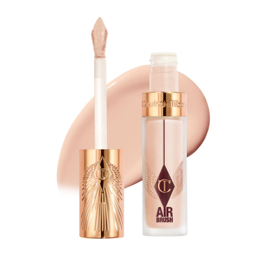 Charlotte Tilbury AIRbrush Flawless Blur Concealer - Concealer for Dark Circles, Blemishes & More - Hydrating, Full Coverage with a Natural Matte Finish - 4 Fair