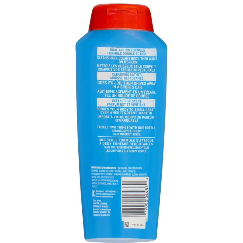 Old Spice Hair & Body Wash - High Endurance Formula | 18 oz (Pack of 3)