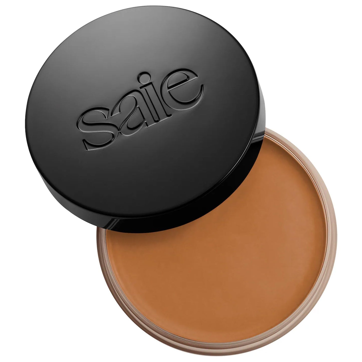 Saie Sun Melt Cream Bronzer - Buildable Balm Face Bronzer for Effortless Sculpting - Cream Contour Enriched with Vitamin C, Nourishing Skincare Ingredients & a Natural Finish - Light Bronze (1 oz)