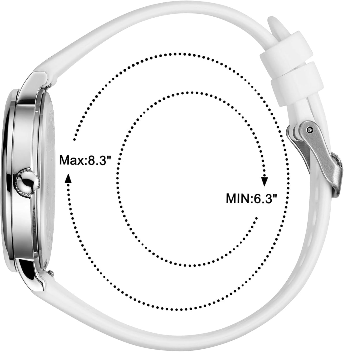 JIANDUN Waterproof Nurse Watch for Medical,Professionals,Students,Women Men, 24 Hour with Second Hand, Military Time Easy to Read Dial