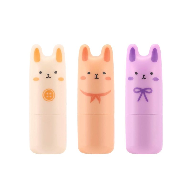 Pocket Bunny Perfume Bar Stick Set - Long-Lasting Solid Fragrance Balm | Travel Size 3-Pack, Cute K-Beauty Gift