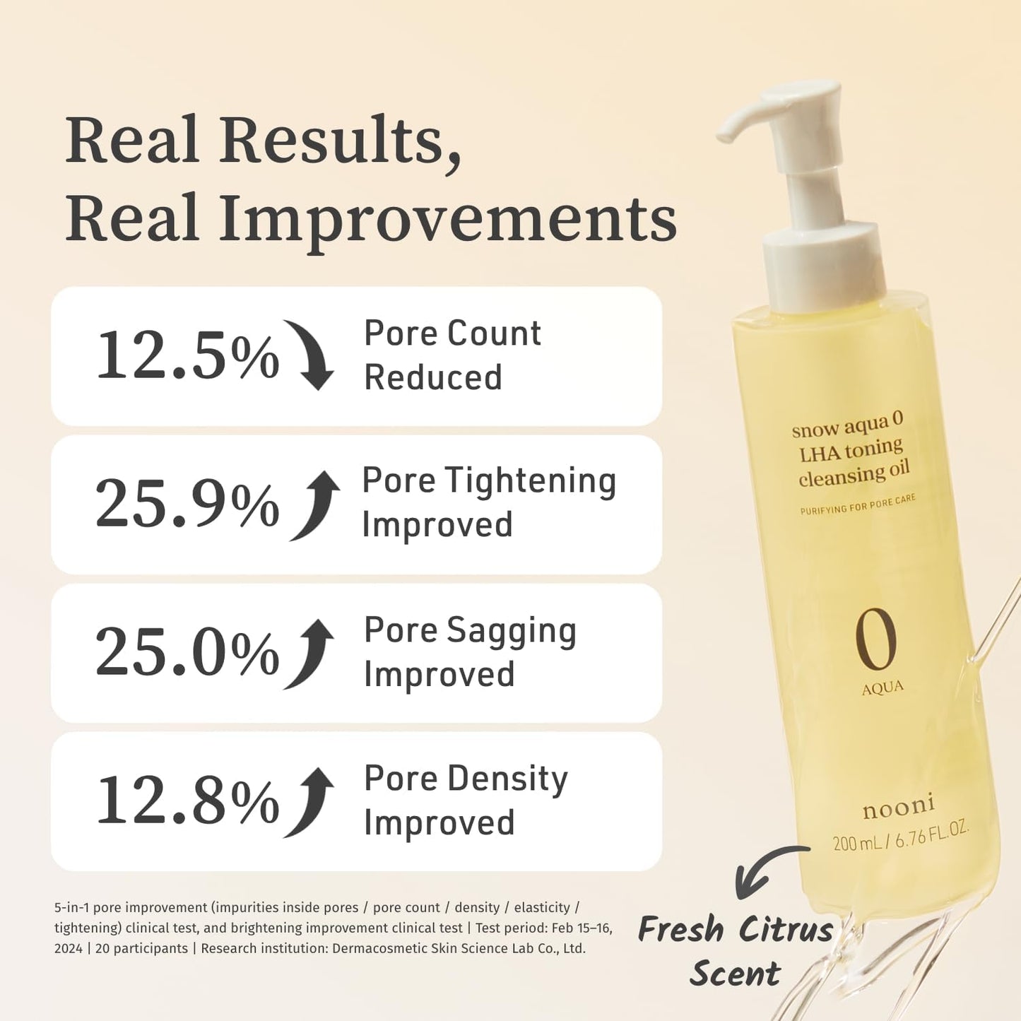 NOONI Korean Cleansing Oil - Snow Aqua 0 LHA Toning Cleansing Oil | Makeup Blackhead Remover, Pore Control, Glass Skin, Help Control Sebum, Revitalizing, Moisturizing, Gifts For Women, 6.76 Fl Oz