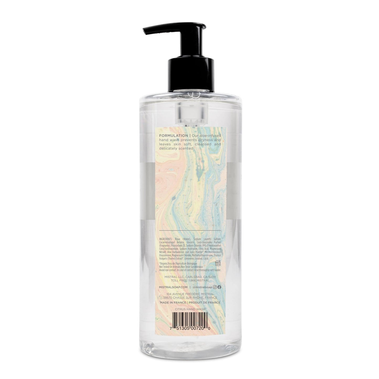 Mistral Marbles Hand Wash, Citrus, 16.9 fl oz
