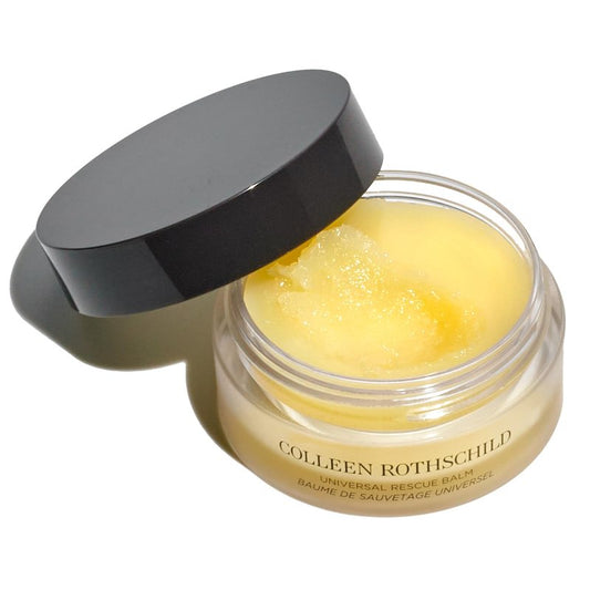 COLLEEN ROTHSCHILD Universal Rescue Balm | Multi-Purpose Dry Skin Solution | Concentrated Plant Oils and Botanical Extracts | Hydrates and Nurtures | 10 Ways to Use for Head-to-Toe Care (1.05 fl oz)