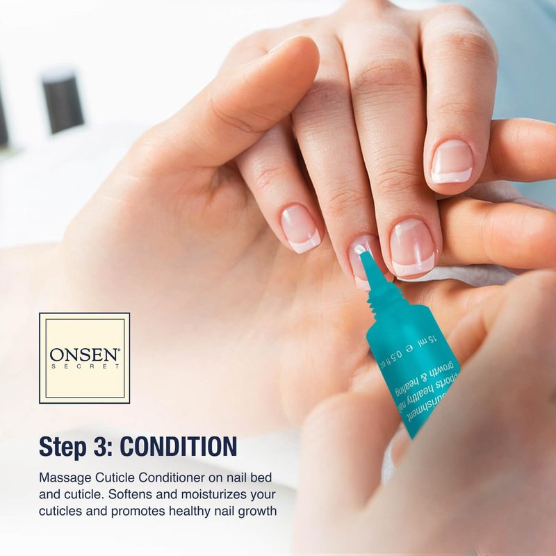 Nail Care Kit - Japanese Cuticle Serum & Buffer for Spa-Quality Manicure | Organic Ingredients, Long-Lasting Shine