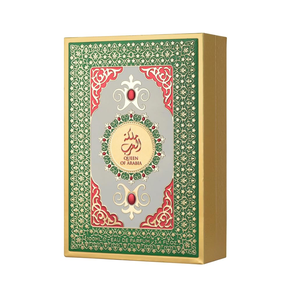Lattafa Pride Queen of Arabia – Floral, Woody, Sweet, Amber – Eau de Parfum Spray Long-Lasting Fragrance for Women, 3.4 Ounce / 100 ml
