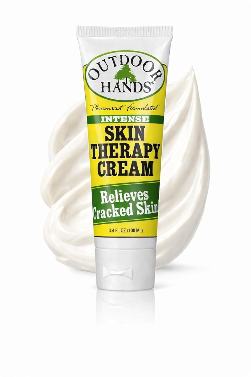 Intense Skin Therapy Cream for Cracked Hands - Healing Moisturizer for Dry Skin | 3.4oz (2 Pack)