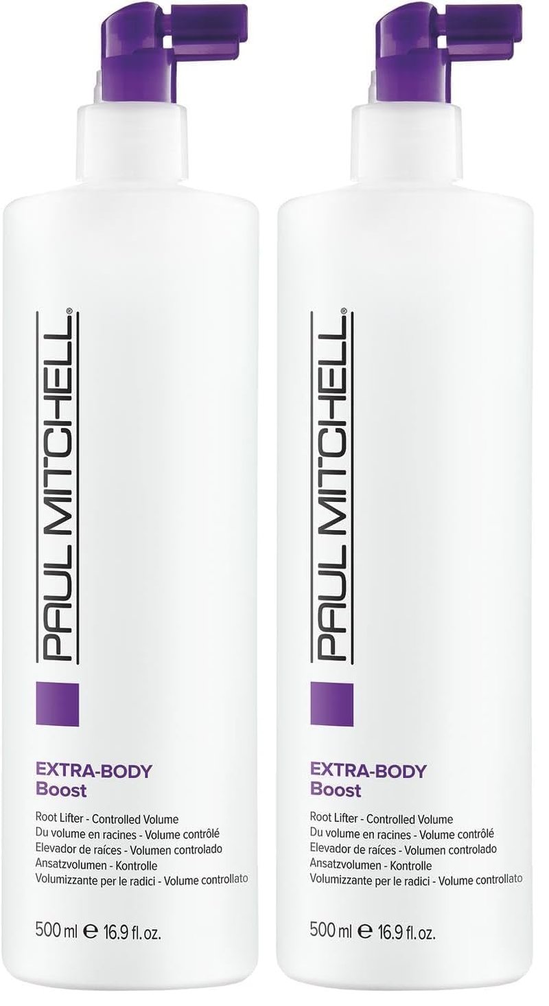 Paul Mitchell Extra-Body Root Boost Volumizing Spray,Targeted Lift,Adds Fullness,For Fine Hair,16.9 fl oz,(Pack of 2)
