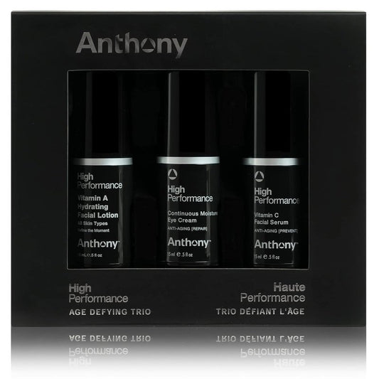 Anthony High-Performance Trio Kit | Anti-Aging Eye Cream, Vitamin C Serum & Lotion - 0.5 Fl Oz Each