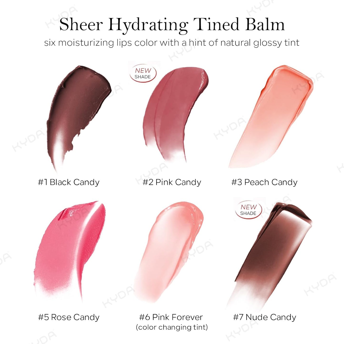 KYDA Nude Honey Lipstick - Sheer Hydrating Tinted Lip Balm for Natural Glow | Moisturizing Honey Nude Color