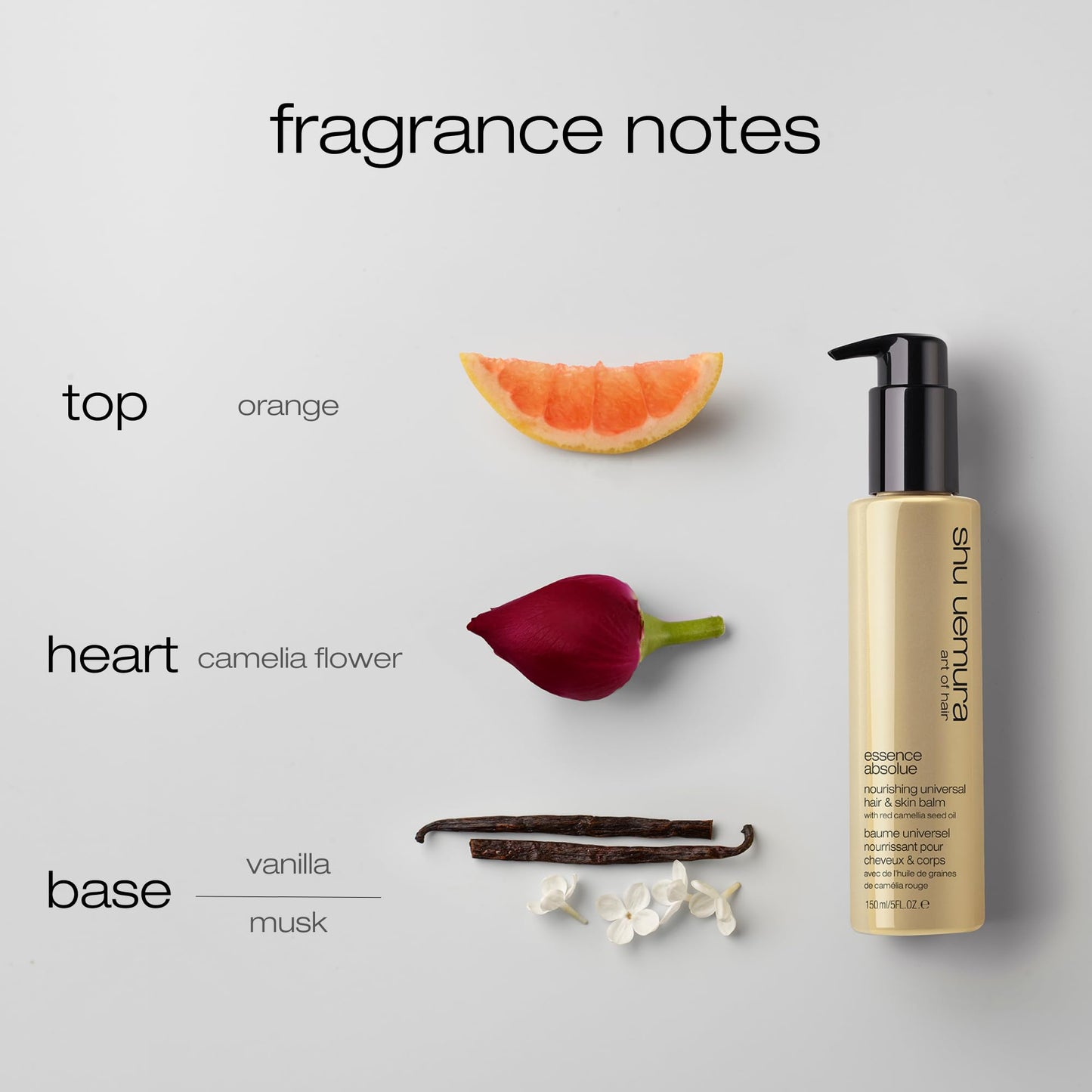 shu uemura art of hair Essence Absolue Nourishing Universal Balm - Multi-Benefit Balm, Intense Hydration and Shine, For Dry Hair and Skin, 5 Fl Oz