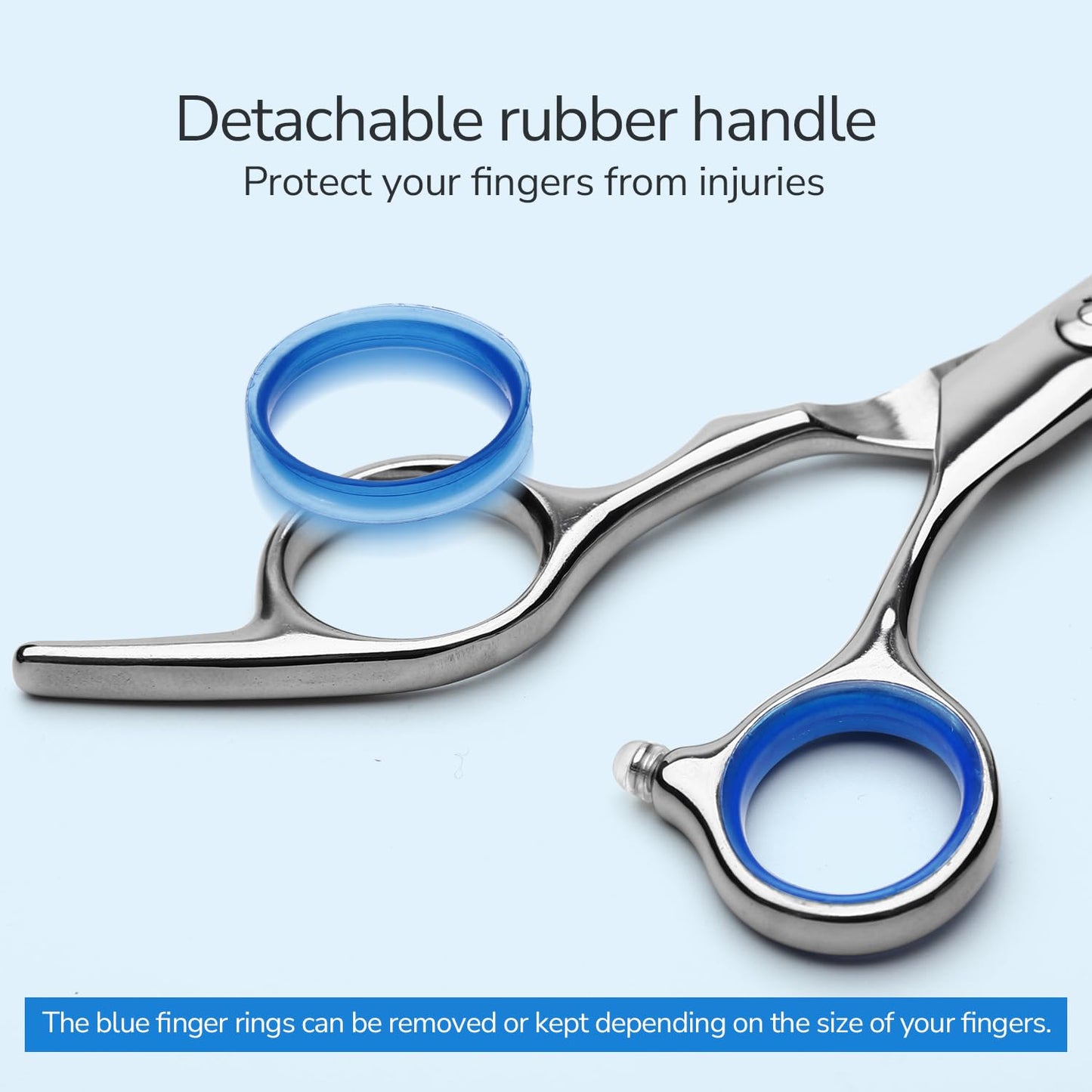 Professional Hair Cutting Scissors Kit - Japanese Stainless Steel Thinning Shears | 6.5 Inch Razor Edge