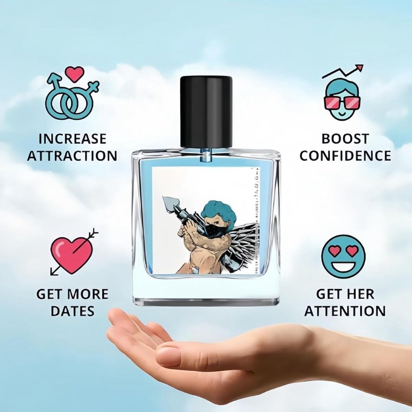 Avitorry Hypnosis 2.0 Cologne for Men, Pheromone-Infused Cologne for Men, Long Lasting Scent, Enhance Attraction, Pheromone Perfume for Father, Boy Friend and Husband (50ml)
