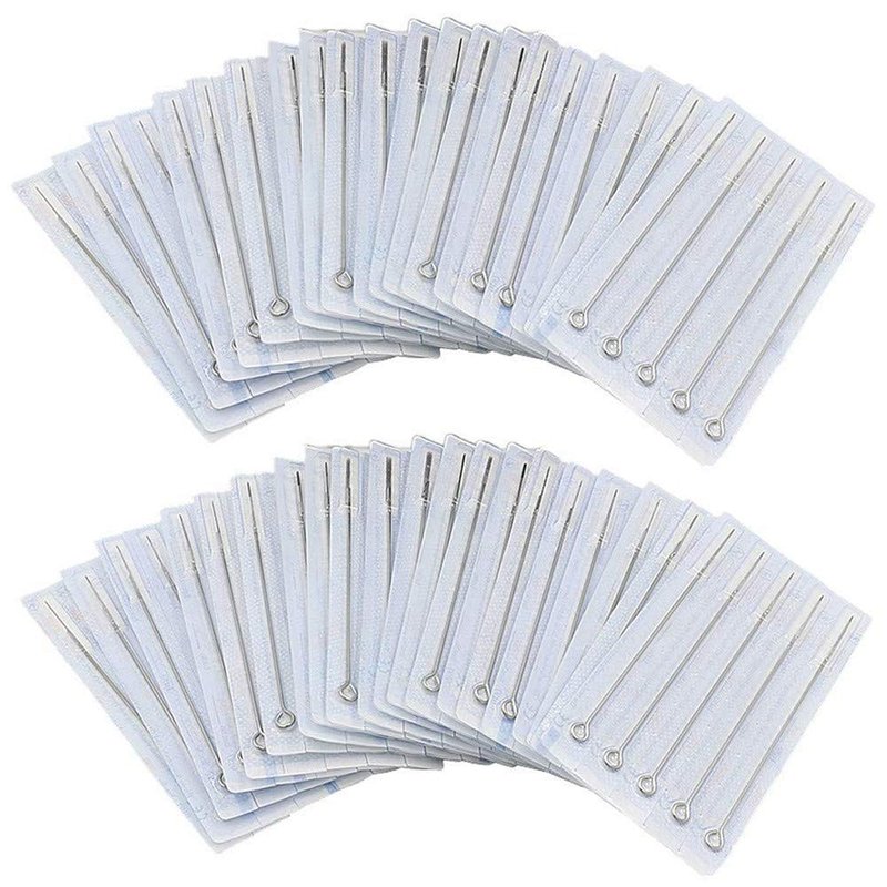 Tattoo Needles Set - Autdor 200PCS Mixed Tattoo Needles 3RL,5RL,7RL,9RL,3RS,5RS,7RS,9RS,5M1,7M1 Disposable Sterile Tattoo Gun Needles Assorted Liners,Shaders and Magnum (Mixed-RL/RS/M1-200pcs)