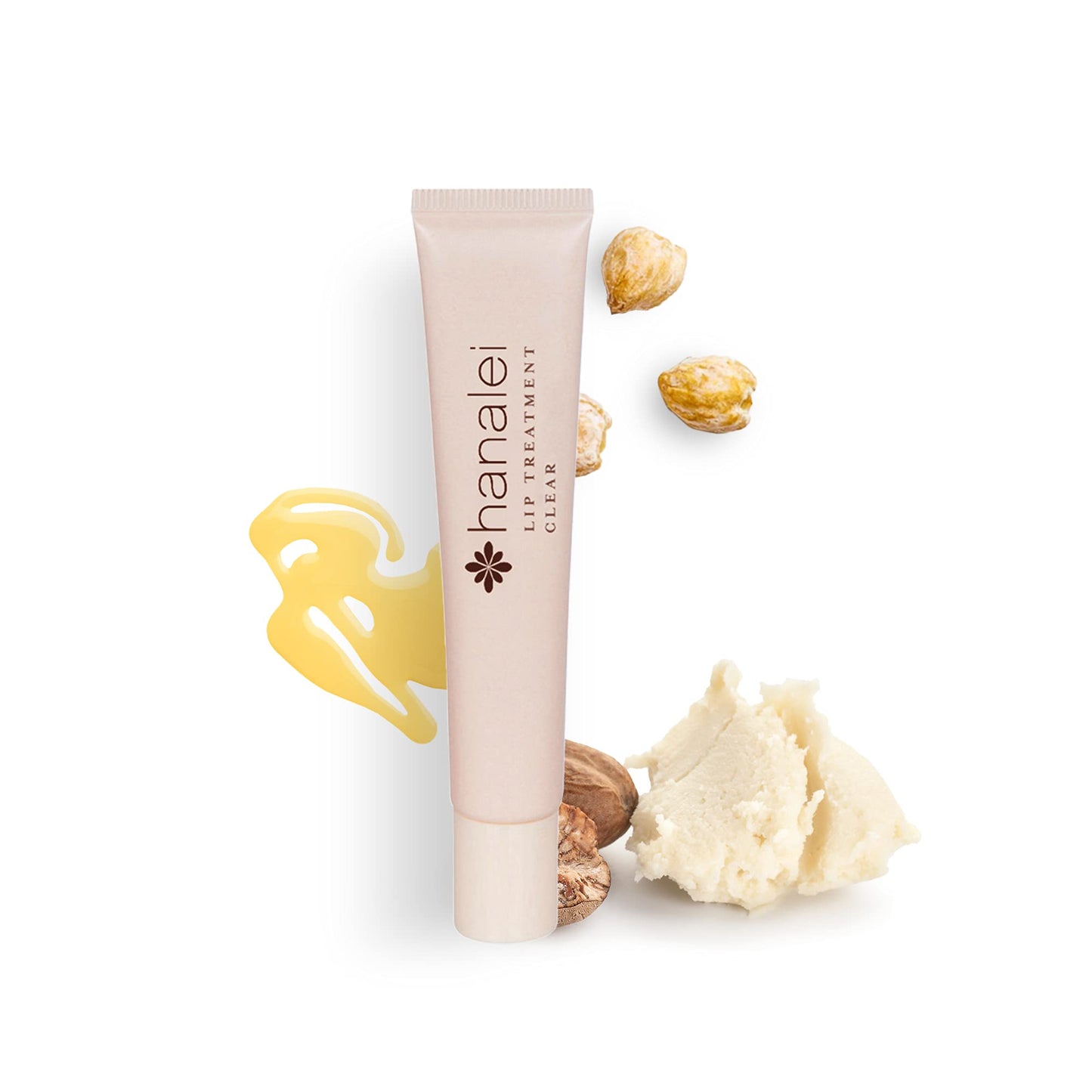 Hanalei Lip Care Bundle - Sugar Lip Scrub and Kukui Oil Lip Treatment in Clear