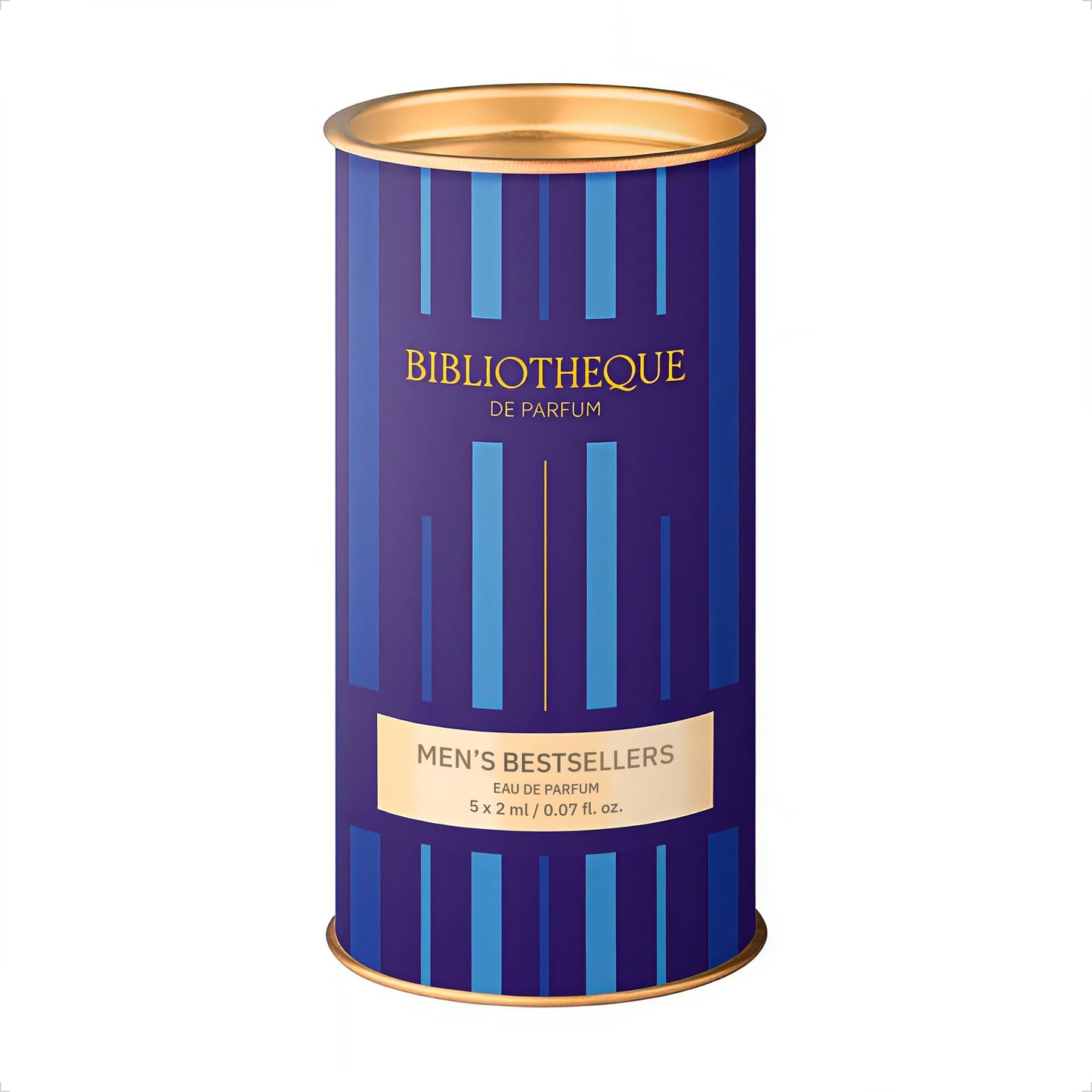 Bibliotheque de Parfum Men’s Bestsellers Discovery Set - Mens Cologne Sampler Sets - Eau de Parfum Spray - 5 Long Lasting Mini Perfumes from Woody-Chypre to Fresh-Citrus Fragrances (5 x 2 mL)