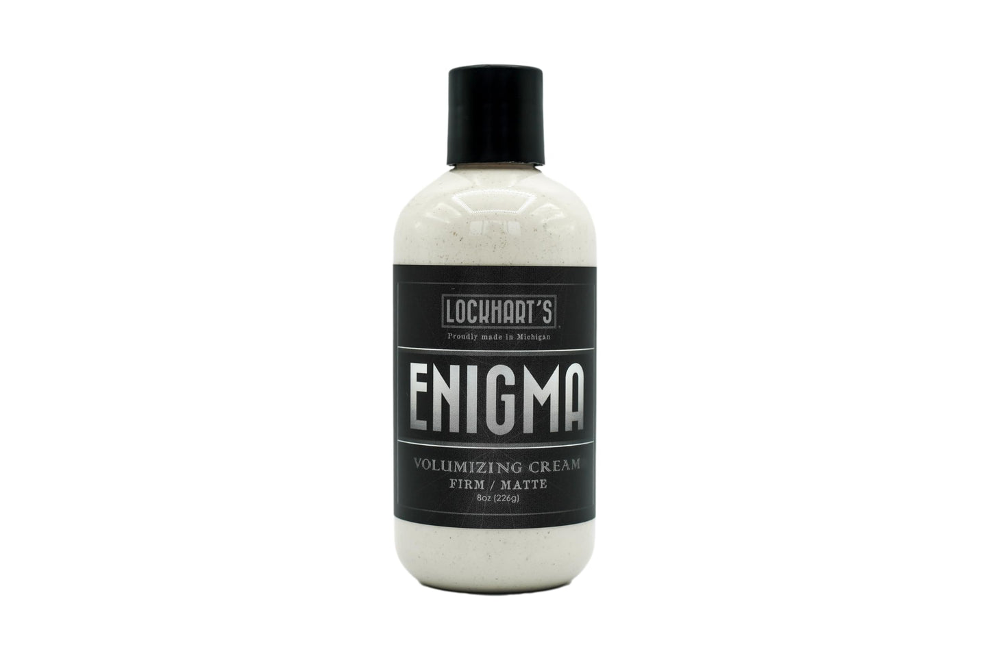 Lockhart’s Enigma Matte Cream Clay – Hair Styling Cream for Men – Firm, Long-Lasting Hold, Natural Matte Finish – Kaolin & Bentonite Clay for Volume and Texture – Nourishing Beeswax Formula (8.0 oz)