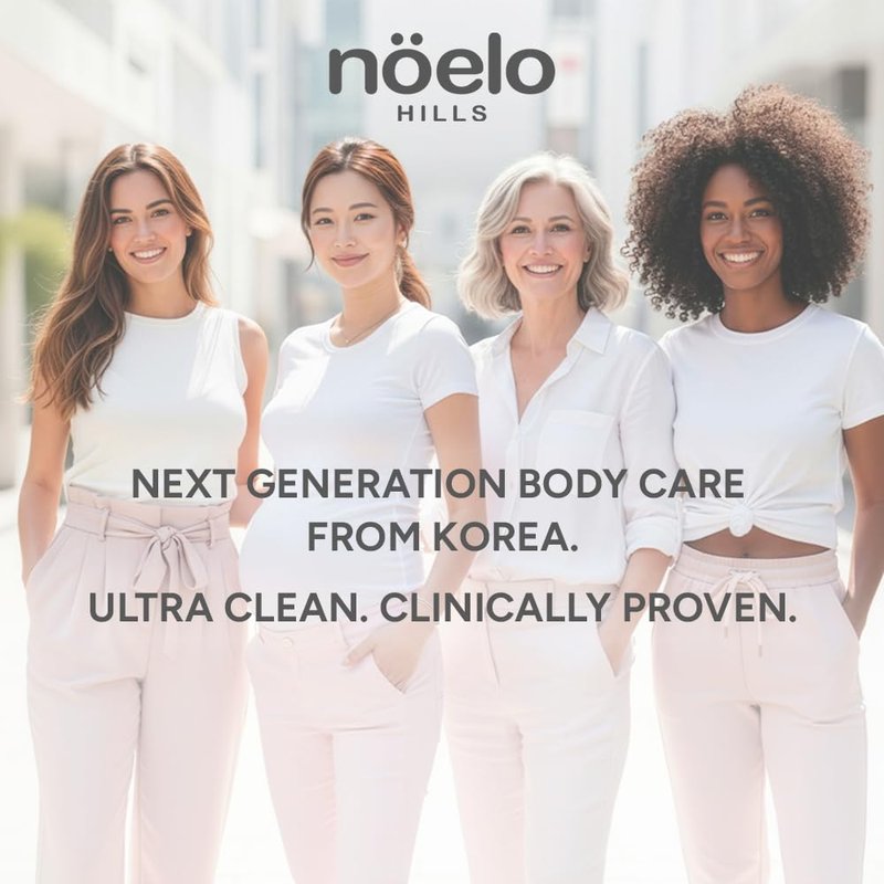 Noelo Hills Advanced Stretch Mark Cream for Pregnancy, Weight Gain, Growth Spurts - Pregnancy-Safe - Korean Skincare - Clinically Proven - Ultra Clean Ingredients - Fragrance Free - Vegan - 6.76 fl oz