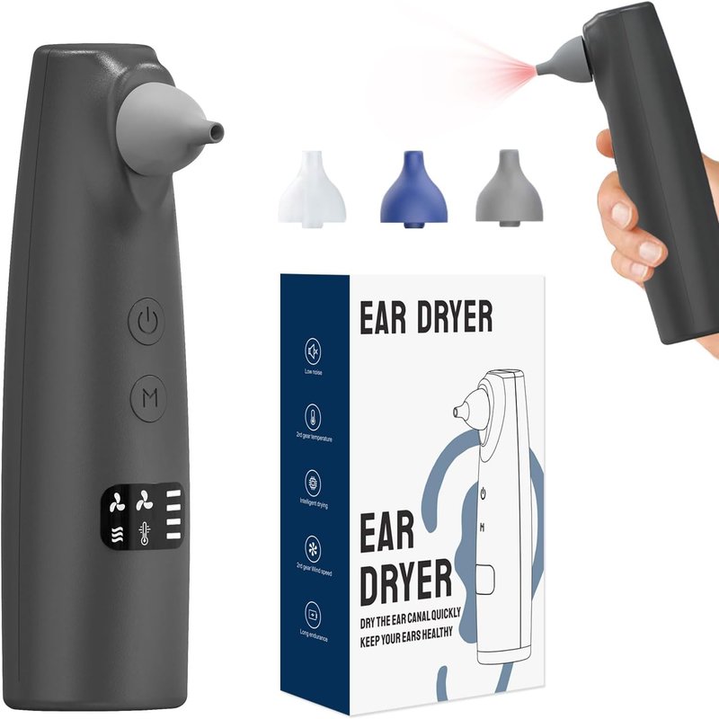 Swim Ear Blower - Rechargeable Electronic Moisture Remover for Swimming | Portable Ear Water Drier
