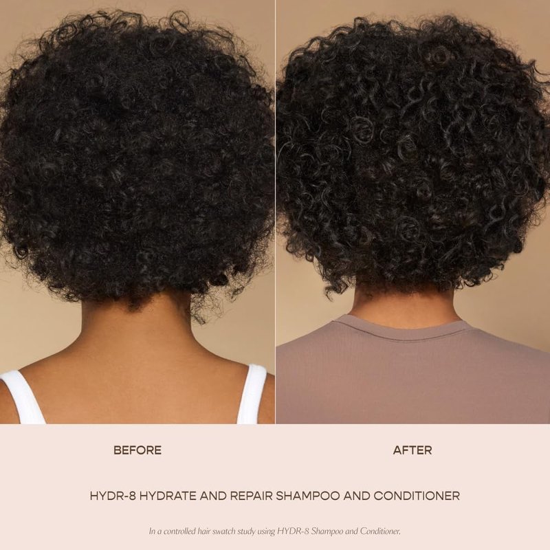 VEGAMOUR HYDR-8 Hydrate and Repair Shampoo | Cleanses and Hydrates Dry, Damaged Hair with Amino Acids and Karmatin™| Clean, Vegan, Cruelty-Free, Clinically Proven and Color Safe (8 Fl Oz)