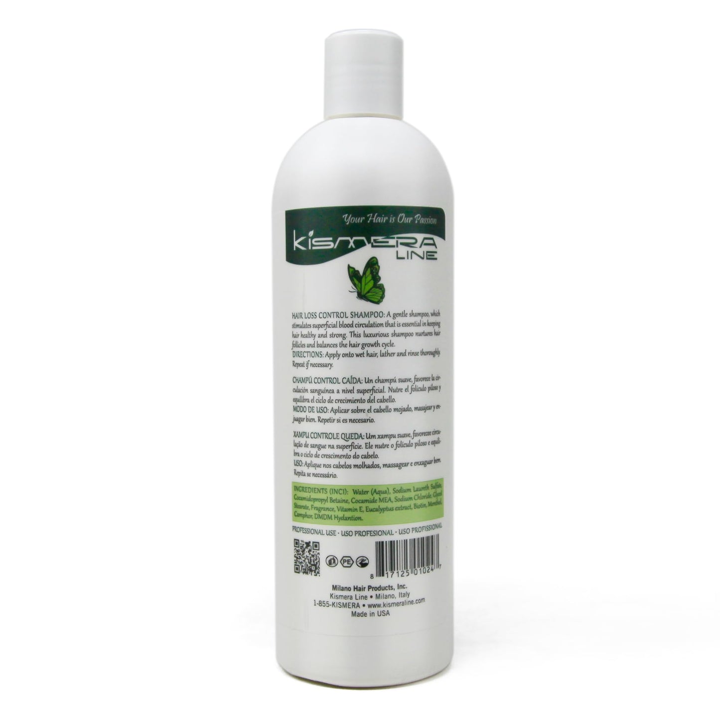 Kismera Line Hair Loss Control Shampoo 16.9oz "Set of 2"