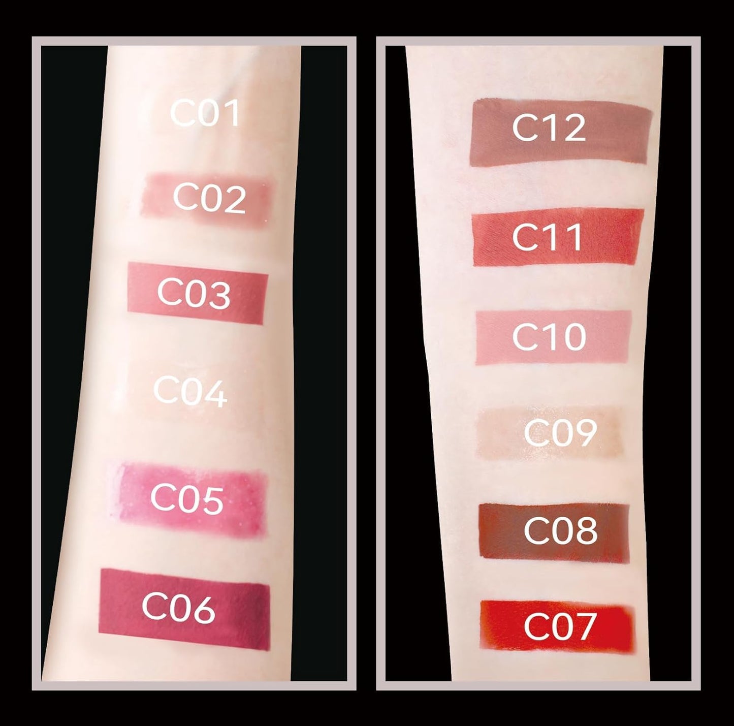 12PCS Lip Gloss Set - Long-Lasting Shiny & Matte Liquid Lipstick | Hydrating Non-Sticky Makeup Kit for Women & Girls