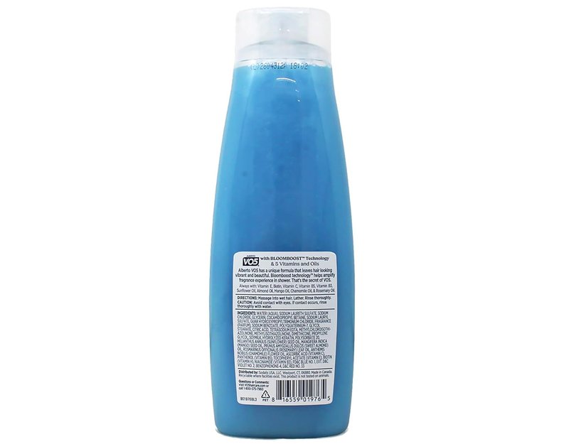 Alberto VO5 2-in-1 Moisturizing Shampoo & Conditioner - Softens & Shines | 12.5 Oz Bottles, 6 Pack