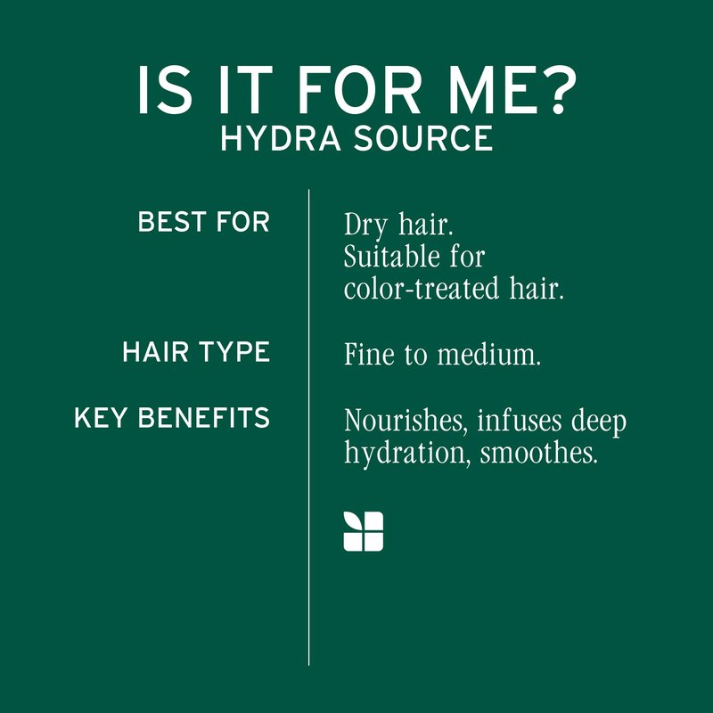 Biolage Hydra Source Shampoo & Conditioning Balm Set - Deeply Hydrates & Moisturizes Dry Hair, Infused with Fermented Aloe & Micro-Filtered Hyaluronic Acid, Vegan & Paraben-Free, 13.5 Fl Oz