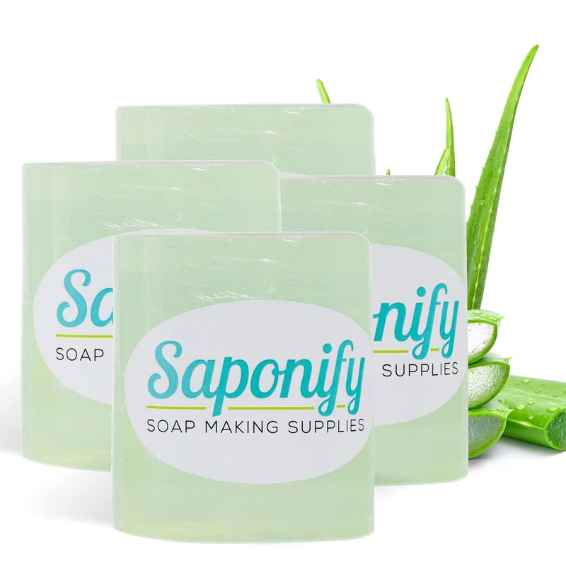 Saponify - 4Lb Ultra Clear Soap Base, Unscented Base, Easy to Use Glycerin Soap Base for Soap Making