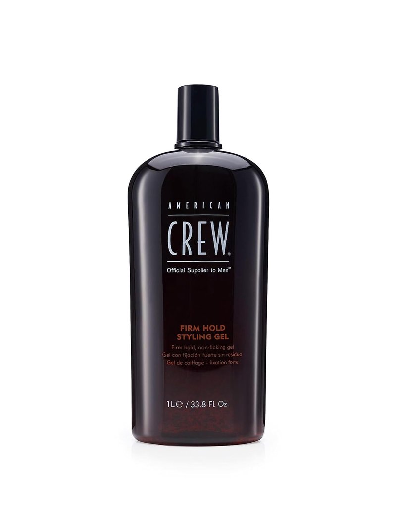 American Crew Hair Styling Gel - Firm Hold, Non-Flaking Formula | 33.8 Fl Oz