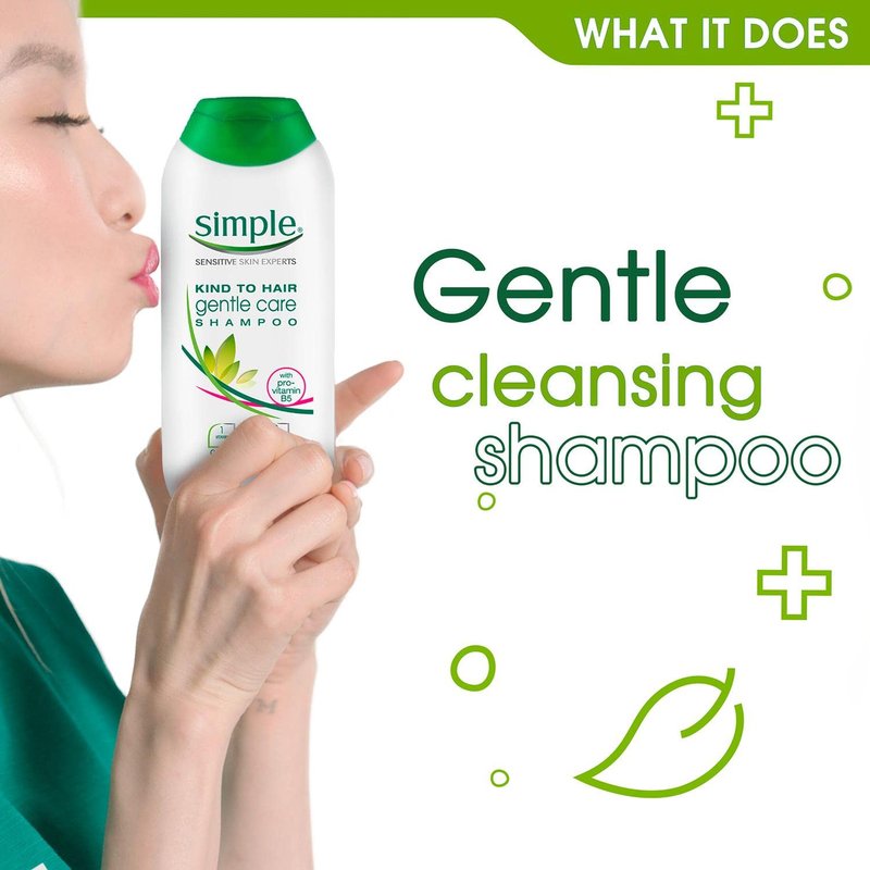 Gentle Care Shampoo for All Hair Types - 200ml | Pack of 2