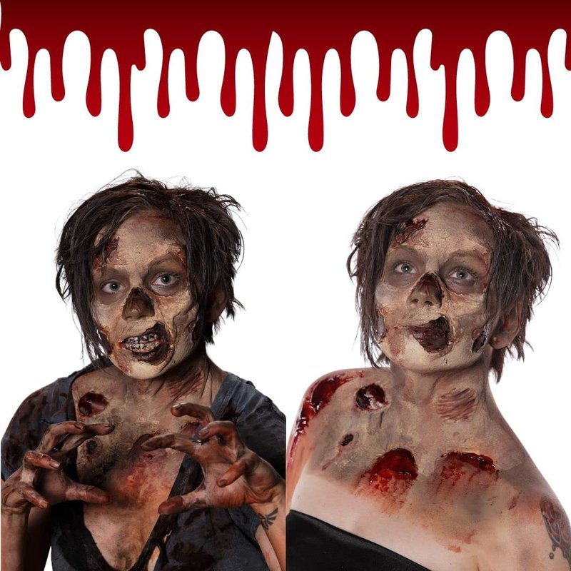 FX Monster Liquid Latex - Special Effects Makeup for Halloween Costumes | 2 Pack for Zombie & Vampire Looks