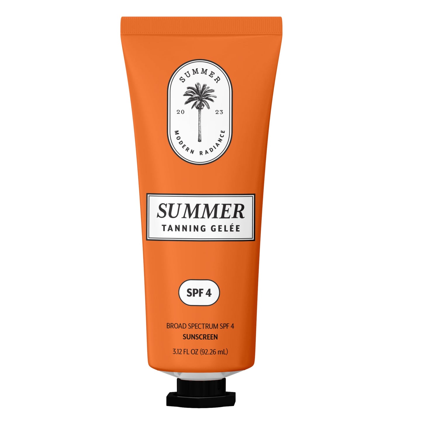 Summer Gelée Tanning Gel SPF 4 Sunscreen | Deep Bronze Tan Accelerator | Classi French Tanning Gelee | No Orange Cast Bronzing Gel | Beach Pool & Tanning Bed | Non-Greasy Fast-Absorbing | 3.12 FL OZ