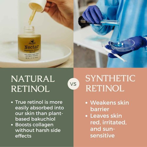Nectar Natural Retinol Serum by Hearth & Homestead – Fermented Cod Liver Oil, Grass-Fed Tallow & Emu Oil – Nutrient-Rich Facial Oil for Smooth, Healthy Skin – 1 fl oz