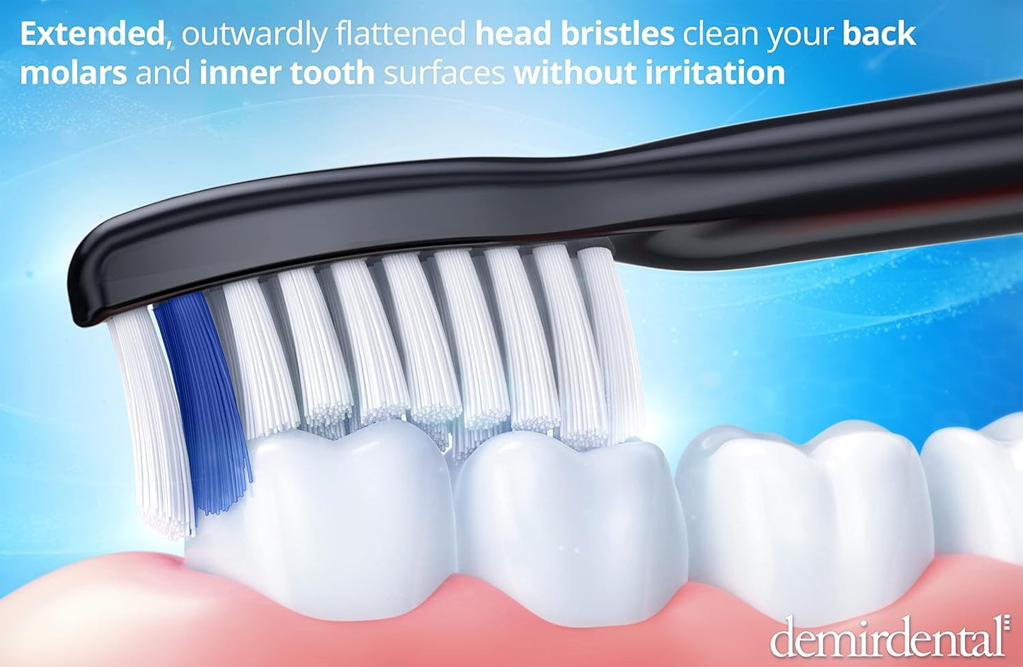 Toothbrush Heads Sensitive Compatible with Philips Sonicare Toothbrush Heads - Soft Replacement Heads for Sensitive Gums and Teeth - Gentle Brush Heads - White