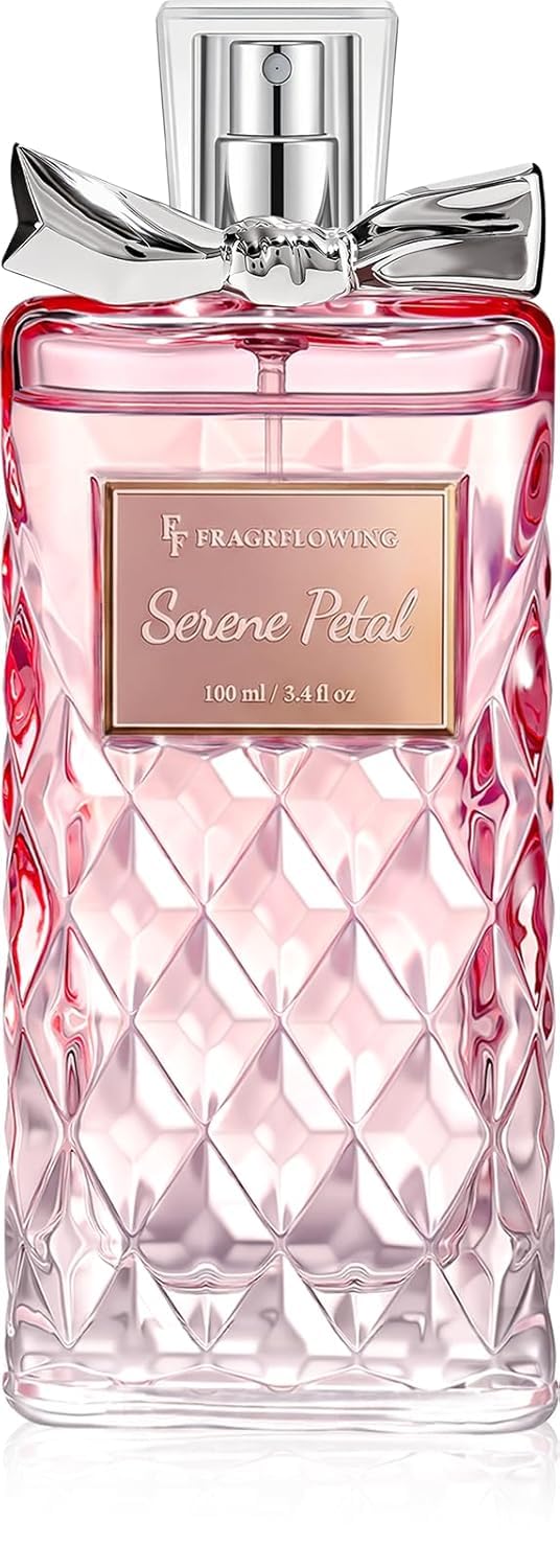 FF FRAGRFLOWING Perfume for Women - 100 ml / 3.4 fl oz - Alcohol-Free Long Lasting Floral Fragrance, Elegant Womens Perfume Gifts for Women and Moms