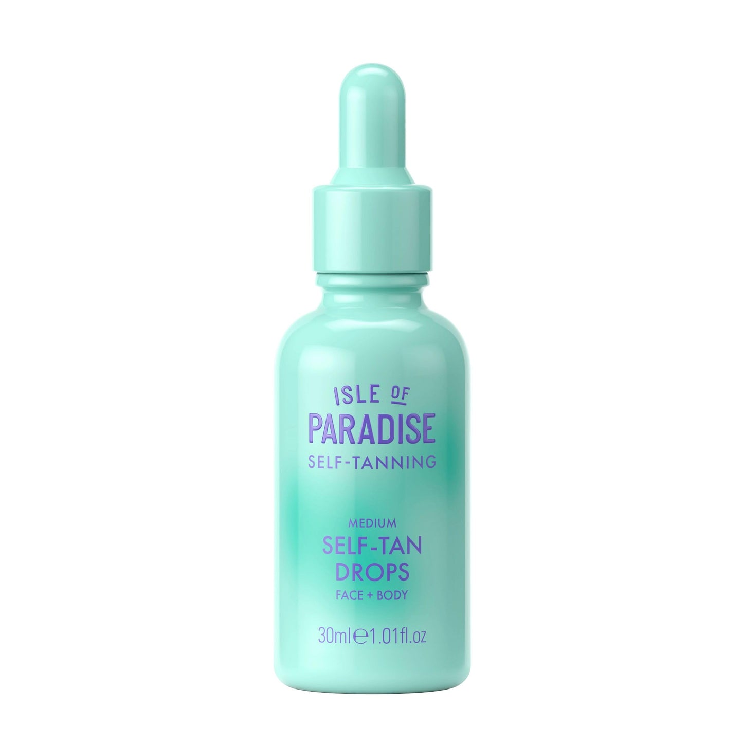 Isle of Paradise Self Tanning Face & Body Drops- Medium, Self Tanner Drops for a Natural Bronze, Long-lasting Tan, Cruelty Free, Fragrance Free & Dermatologist-Approved, 1.01 fl. oz