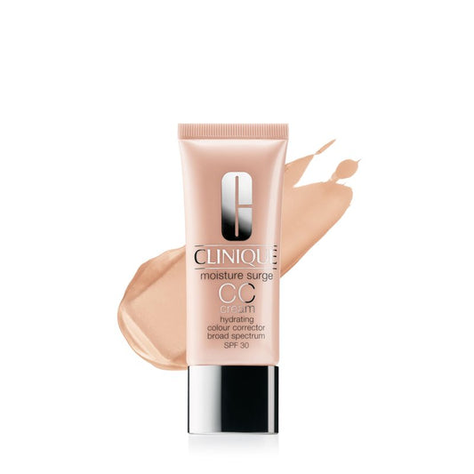 Clinique Moisture Surge Daily CC Cream Hydrating Colour Corrector Broad Spectrum SPF 30 Tinted Moisturizer For All Skin Types | Medium Coverage, Natural Finish, Light, 1.35 Fl Oz