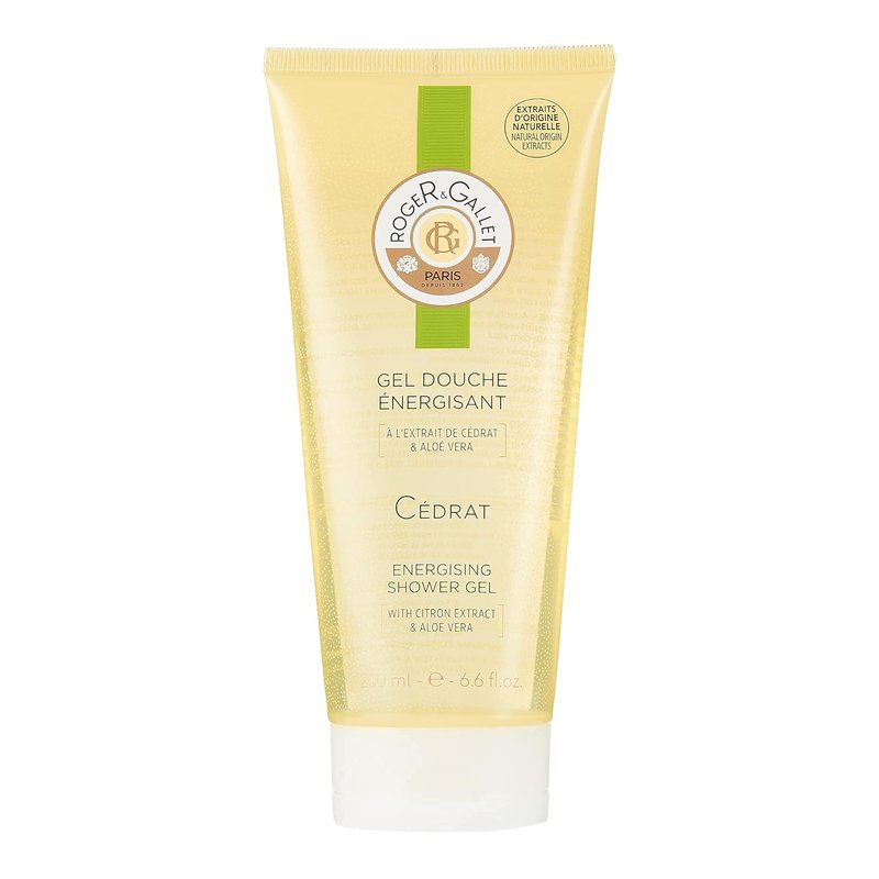 Roger & Gallet Body Wash - Citron Scented Shower Gel for Women | 6.6 Oz Tube