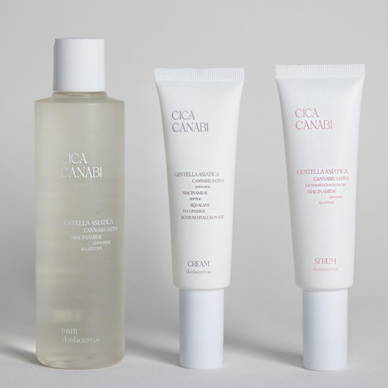 CICA CANABI Acne-Calming & Redness-Relief Toner (6.76 fl oz) with Fermented CICA & Hemp Root for Sensitive, Oily & Combination Skin